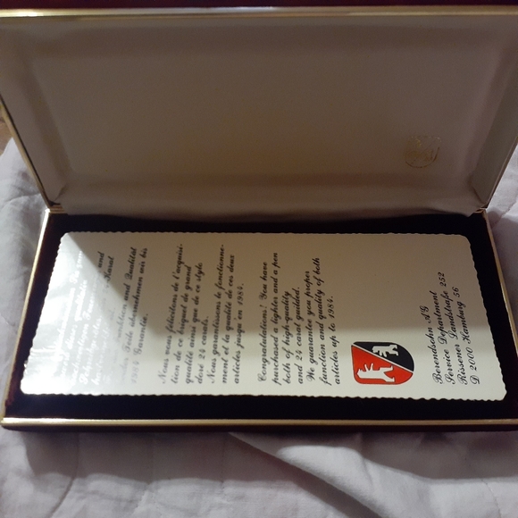 RARE 1970's 🇩🇪 Berendsohn AG Set Gilded Gold 🇨🇦 12.50 Canada Shipping - Picture 4 of 16